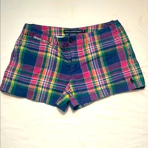 Ralph Lauren Purple Multi Plaid Women’s Shorts